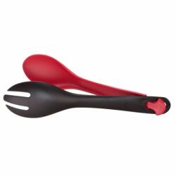 Tefal Cleste pentru salata Tefal Ingenio, plastic, lingura si furculita, negru/rosu (K2060614)