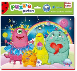 Roter Käfer Puzzle Funny Monsters 24 piese Roter Kafer RK1201-03 Puzzle