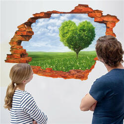 Sticker perete Love 3D 60 x 90 cm