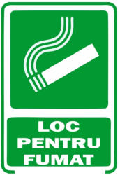  Sticker Indicator Loc pentru fumat