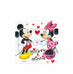  Sticker intrerupator Mickey si Minnie 9x9 cm