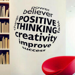  Sticker perete The Power Of Positive Thinking