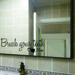  Sticker perete Brush Your Teeth