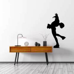  Sticker perete Silueta patinatoare