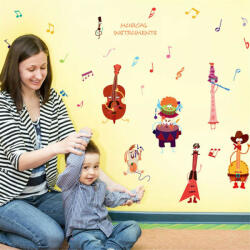  Sticker perete Musical Instruments