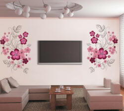  Sticker perete Red Flower Decor