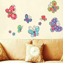  Sticker perete Happy Butterflies
