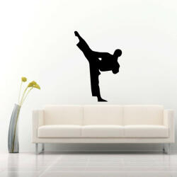  Sticker perete Silueta Karate 4
