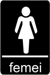  Sticker Indicator Toaleta femei