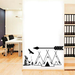  Sticker perete Indian Village 2