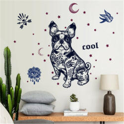 Sticker perete Just Pug 50x70cm