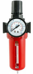 VERKE Reductor de presiune cu filtru de apa pneumatic 1/4