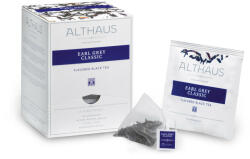 Althaus Pyra Pack Royal Earl Grey: Ceai Negru cu aroma de bergamota, 15 plicuri in cutie, 2, 75g ceai in plic din matase