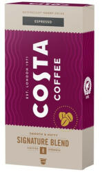 Costa Capsule COSTA COFFEE Espresso Signature Blend Medium, 5.7gr/capsula, 10 capsule in cutie, Gust Echillibrat, Note de Nuci, Compatibil cu aparatele Nespresso