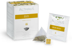 Althaus Pyra Pack Mild Minze: Ceai de Menta, 15 plicuri in cutie, 2, 75g ceai in plic din matase