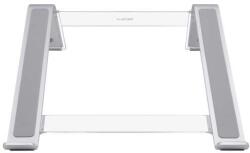 Macally Adjustable Aluminum Laptop Stand - регулируема алуминиева поставка за лаптоп поставка за MacBook и лаптопи (сребриста)