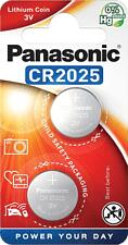 Panasonic 3V lítium gombelem 2db (CR-2025L/2BP) (CR2025-2B-PAN)