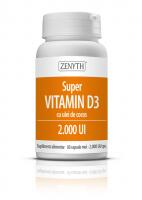 Zenyth Pharmaceuticals Vitamina d3 cu ulei de cocos 60cps ZENYTH