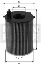 Mann-filter Filtru ulei MANN-FILTER HU 7046 z (HU 7046 z) - automobilus