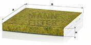 Mann-filter Filtru, aer habitaclu MANN-FILTER FreciousPlus FP 27 008 (FP 27 008)