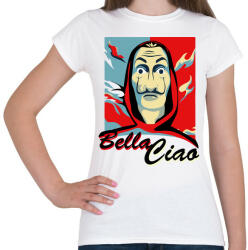 printfashion La casa de papel - Bella Ciao - Női póló - Fehér (4679177)