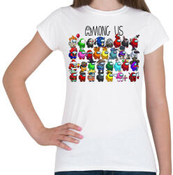printfashion Among US Caracters - Női póló - Fehér (4643803)