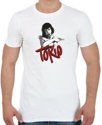 printfashion La casa de papel - Tokio - Férfi póló - Fehér (4680991)