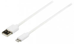 Nedis Adat és töltőkábel Apple Lightning csatlakozóval | MFI | 3 m | Fehér (CCGP39300WT30)