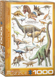 EUROGRAPHICS Puzzle Eurographics din 1000 de piese - Dinozauri Jurasicul (EG60000099)