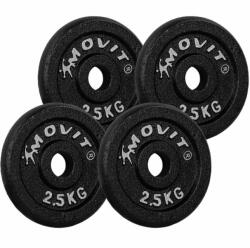 MOVIT MOVIT® Súlytárcsa készlet 4 x 2, 5 kg öntöttvas - idilego Súlytárcsa