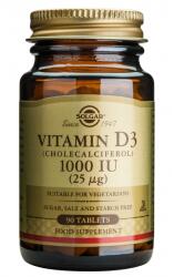 Solgar Vitamin D3 1000IU veg. tabs 90s