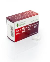 Laboratoarele Remedia Ca+Mg+Zn+Vitamina D3 60cpr
