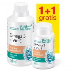 Rotta Natura S. A Omega 3 1000mg + vitamina E 90cps + 30cps GRATIS