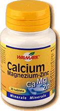 Walmark Calciu Magneziu Zinc Walmark 100 comprimate