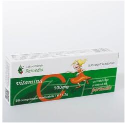 Laboratoarele Remedia Vitamina C 100mg - portocale 20cpr