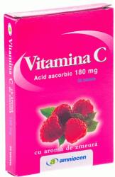 AMNIOCEN Vitamina C Zmeura 180mg 20cpr, Amniocen