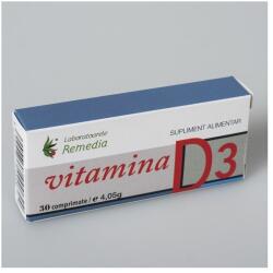 Laboratoarele Remedia Vitamina D3 30cps