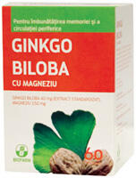 Biofarm Ginkgo biloba cu Magneziu 60 tablete