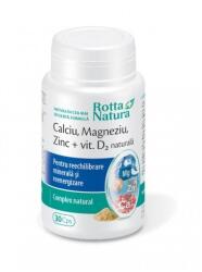 Rotta Natura S. A Cal-Mag-Zinc+Vitamina D2 naturala 30cps