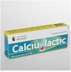 Laboratoarele Remedia Calciu Lactic 500mg 20cpr