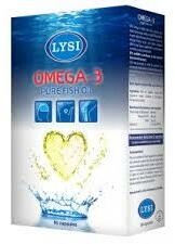 Lysi Omega-3 Ulei pur de peste x80 cps