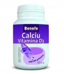 Benefe Calciu vitamina D3 30cpr