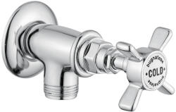 Bugnatese 858CR Bugnatese Princeton Sarokszelep 1/2-1/2" csatlakozással króm színben
