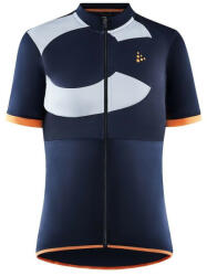 Craft Core Endur Logo női kerékpáros mez S / kék/narancs