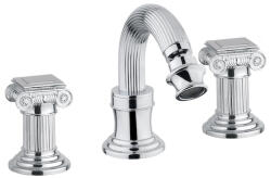 Bugnatese 8425KBR Bugnatese Olympia 3 üléses bidet csaptelep leeresztővel swarovski fogantyúval bronz színben