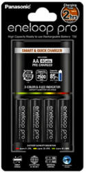 Sanyo/Panasonic Eneloop Gyorstöltő + 4db AA 2500 mAh akku (K-KJ55HCD40E) (K-KJ55HCD40E)
