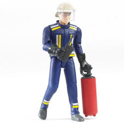 BRUDER Figurina pompier, cu accesorii - inaltime 10, 7 cm (60100)