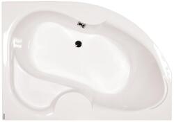 M-Acryl M-Acryl Azalia 160x105 cm-es aszimmetrikus sarokkád kádlábbal, jobbos (12063)