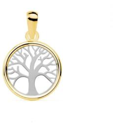 Silver Style argint pandantiv copac viață cu aurire