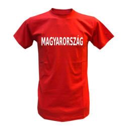 Magyarország póló felnőtt piros XL